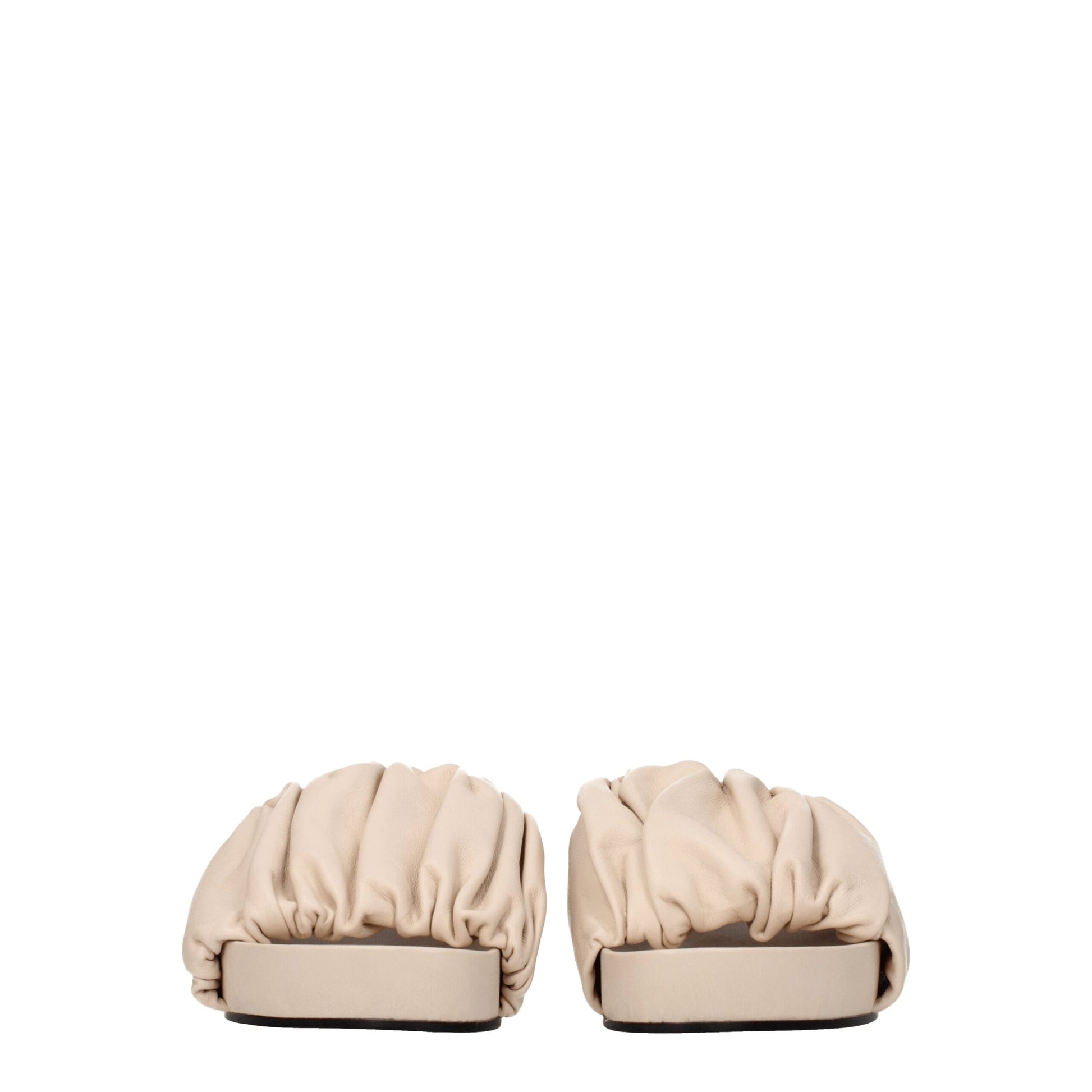 Jil Sander Pink Leather Slippers Jil Sander