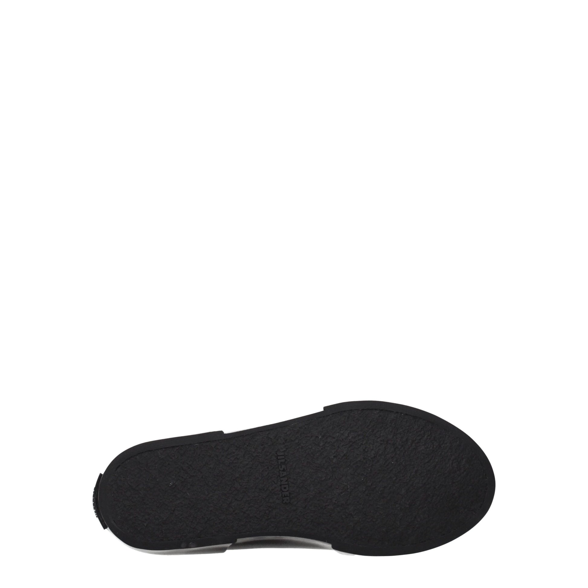 Jil Sander Black Fabric High Top Sneakers Jil Sander