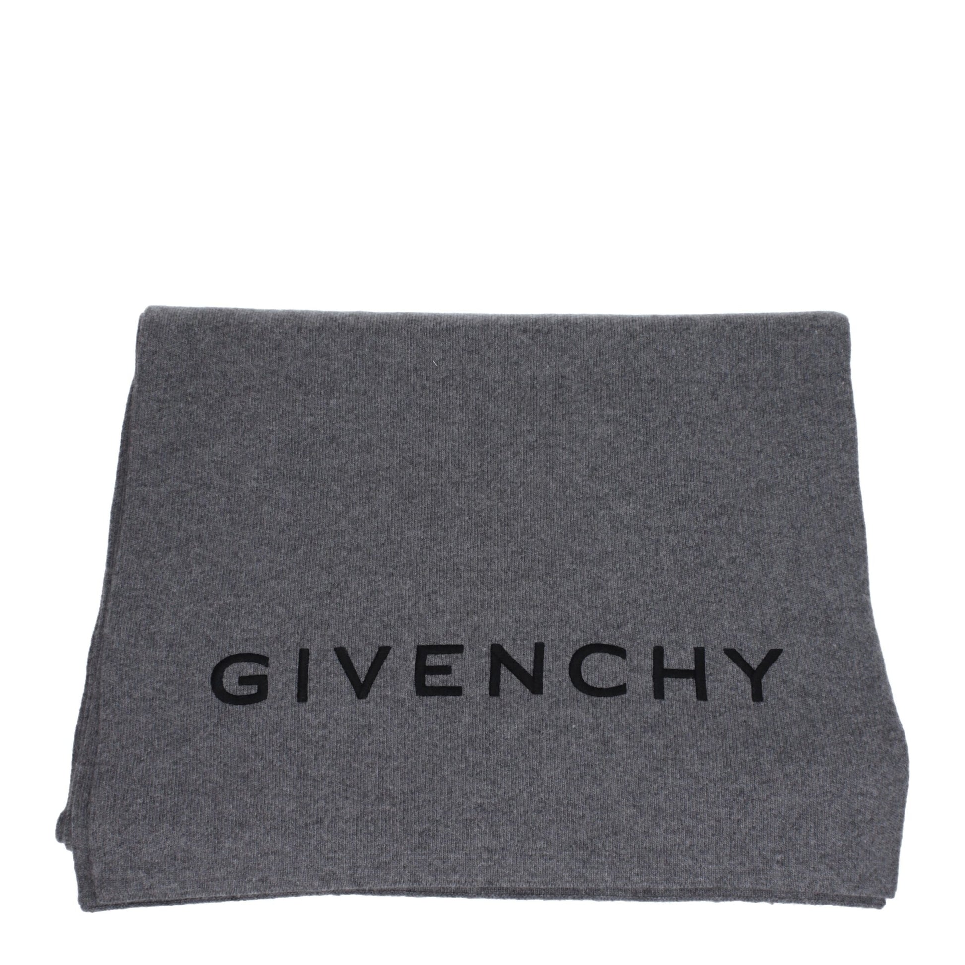 Givenchy Gray Wool Scarf Givenchy
