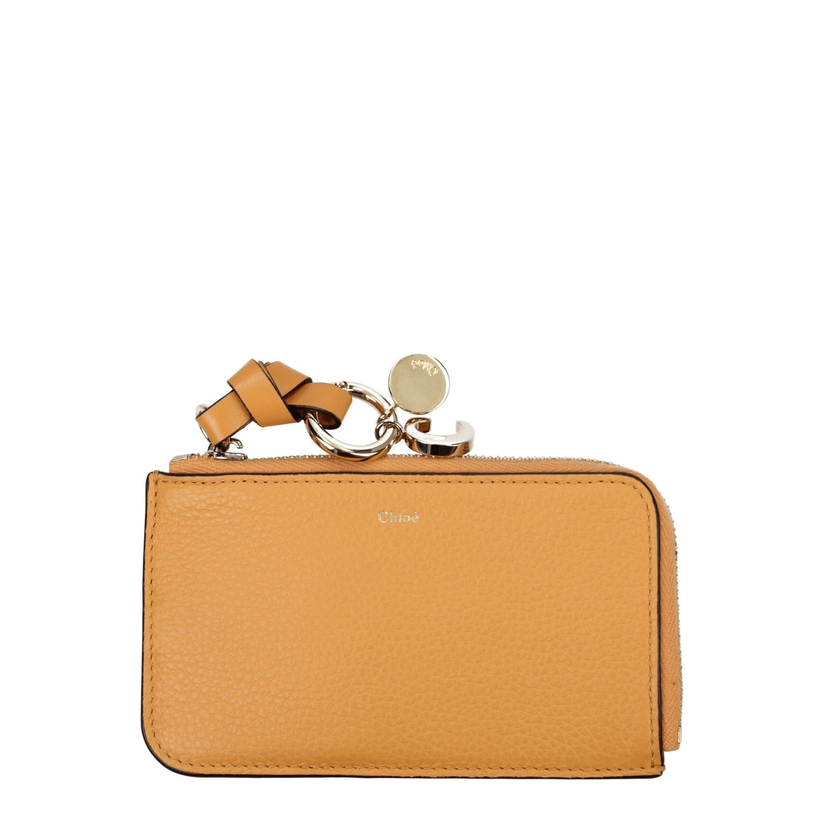 Chloé Orange Leather Wallet Chloé