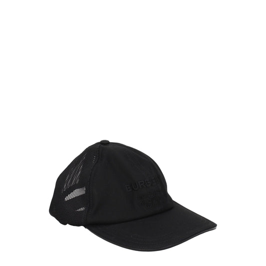 Burberry Black Cotton Cap Baseball Hat