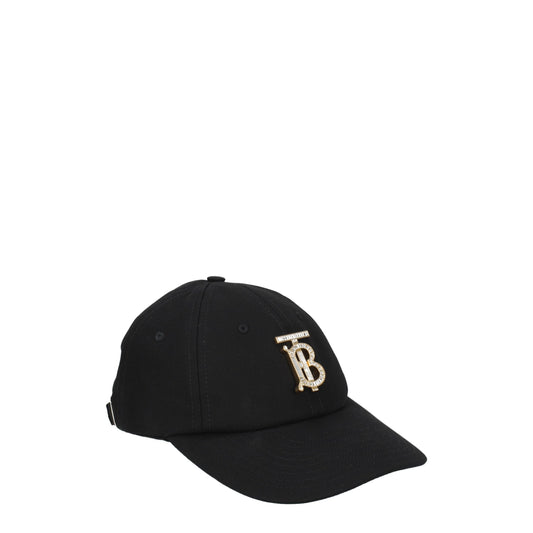 Burberry Black Cotton Caps Baseball Hat Burberry