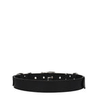 Moschino Black Leather Belt Moschino