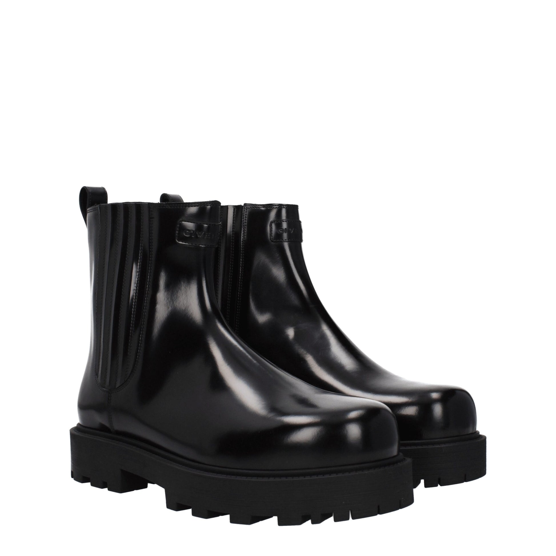 Givenchy Black Leather Ankle Boots Givenchy