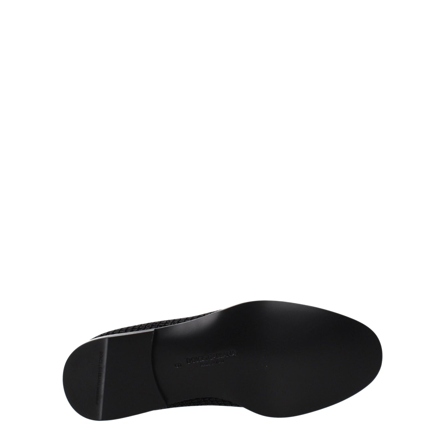 Dolce & Gabbana Black Velvet Slip-On Loafers Dolce & Gabbana