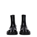 Valentino Garavani Black Leather Ankle Boots Valentino Garavani