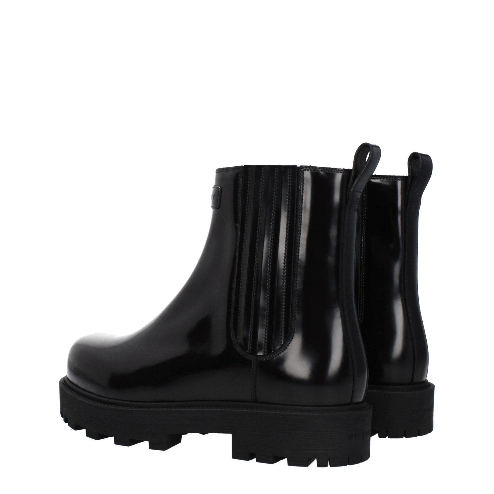 Givenchy Black Leather Ankle Boots Givenchy