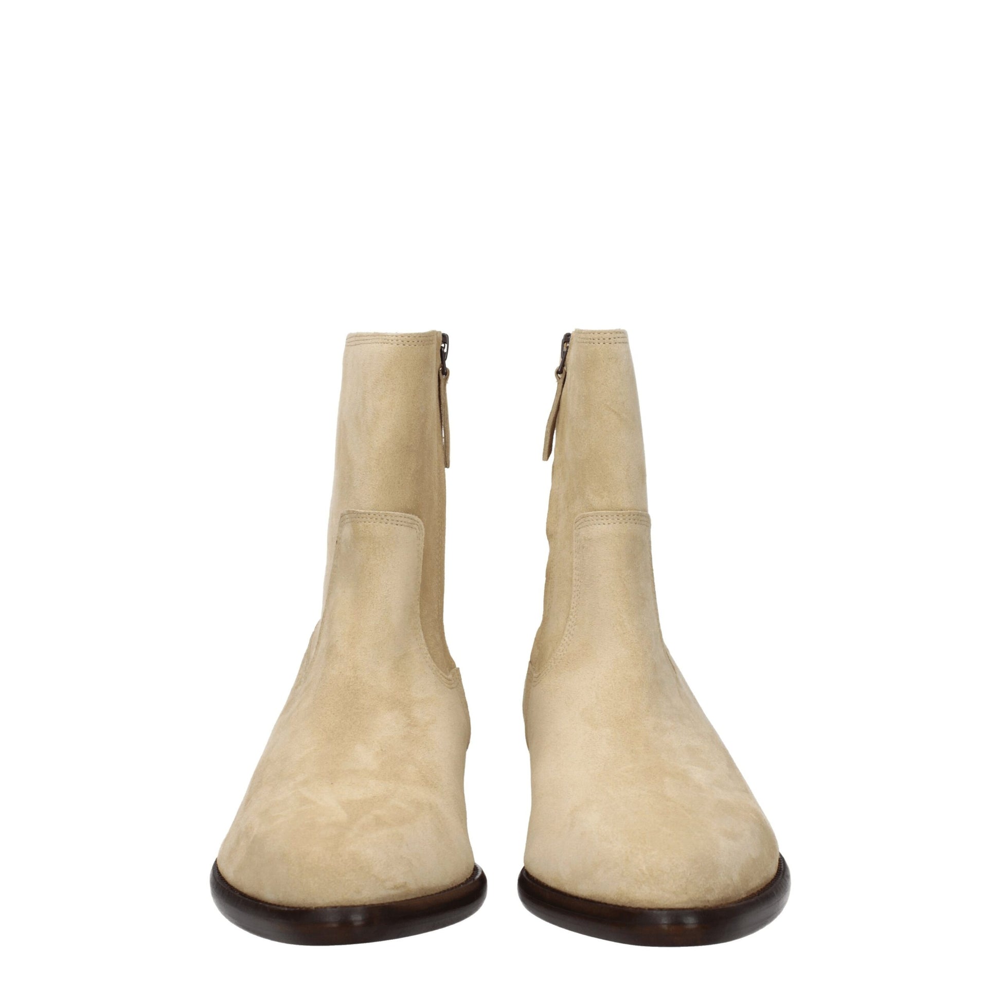 Isabel Marant Beige Leather Ankle Boots Isabel Marant