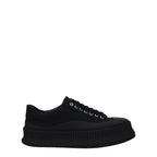 Jil Sander Black Fabric Platform Sneakers Jil Sander