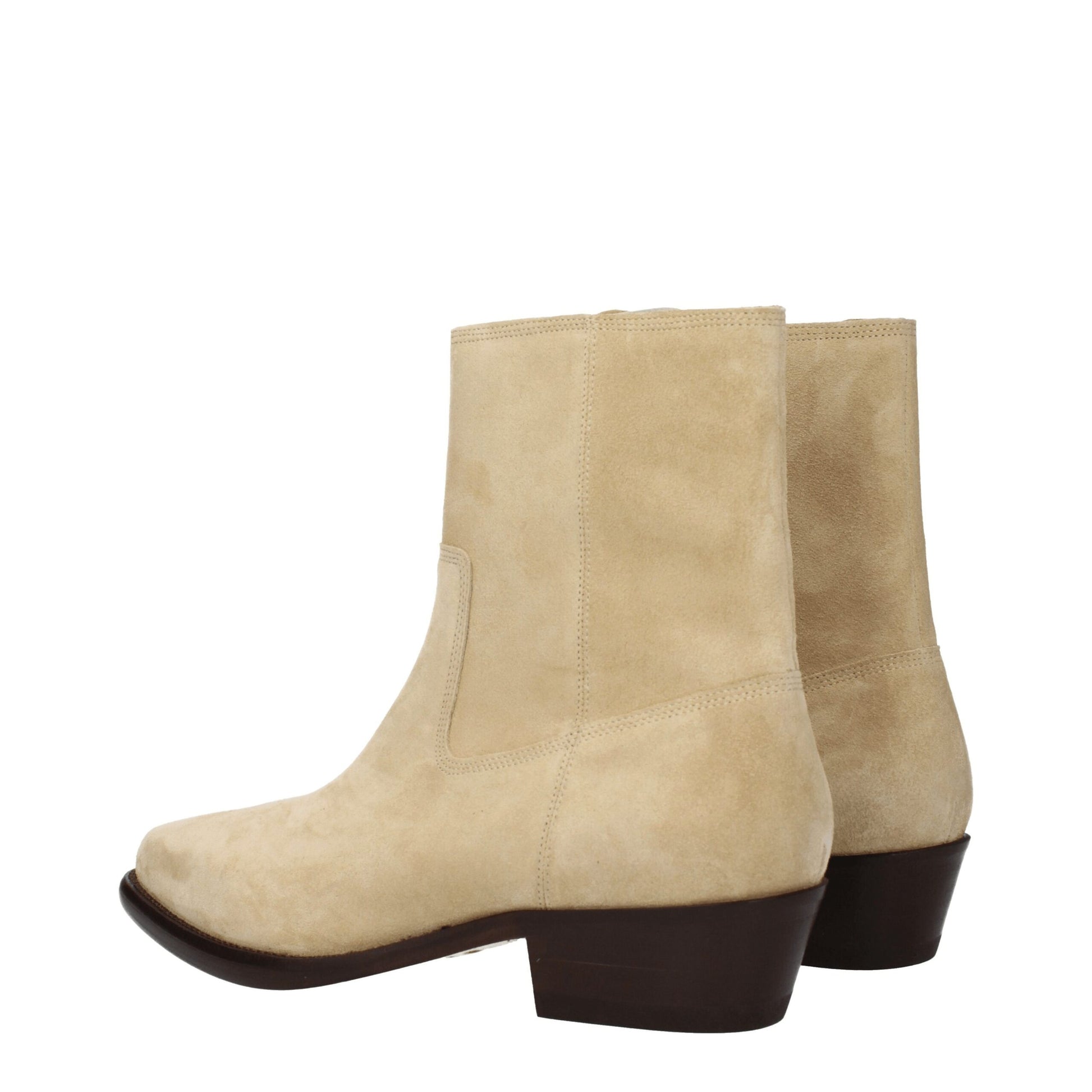 Isabel Marant Beige Leather Ankle Boots Isabel Marant