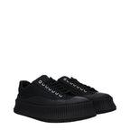 Jil Sander Black Fabric Platform Sneakers Jil Sander