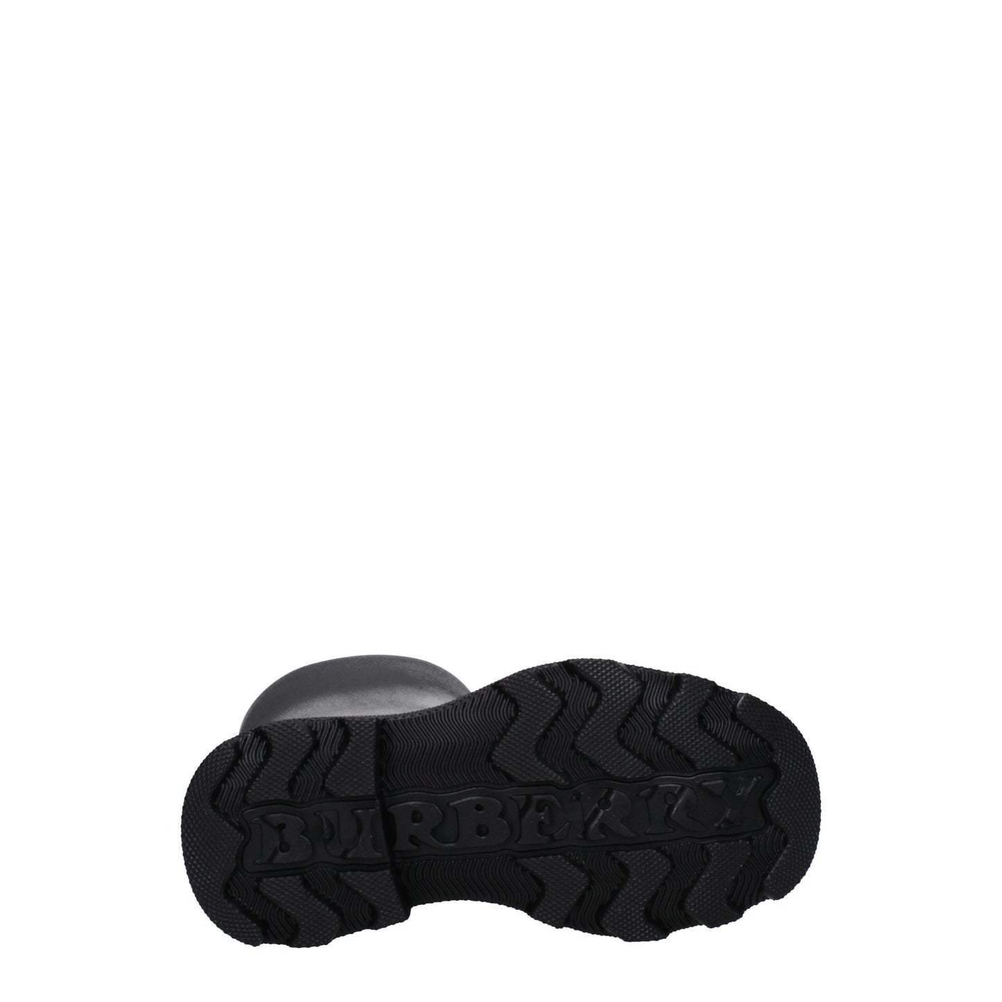 Burberry Black Cotton Rain Boots Burberry