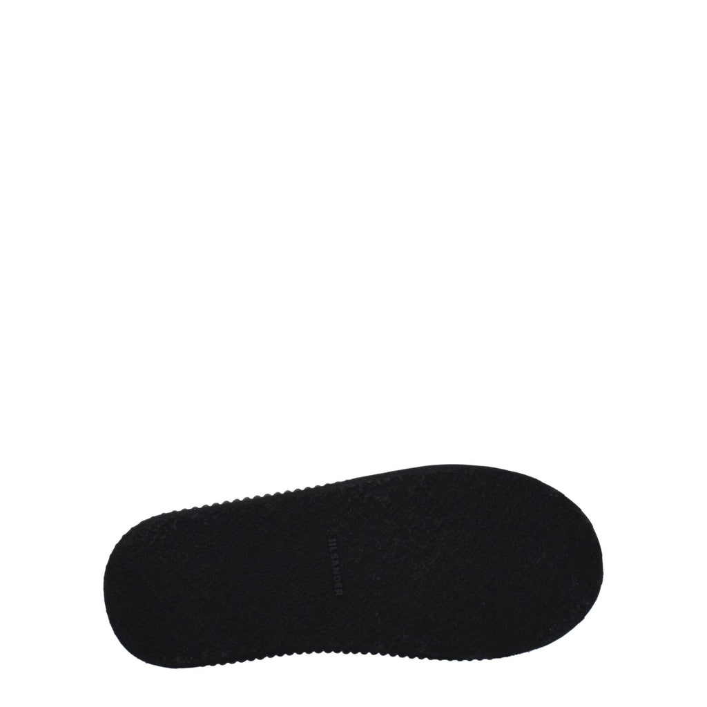 Jil Sander Black Fabric Platform Sneakers Jil Sander