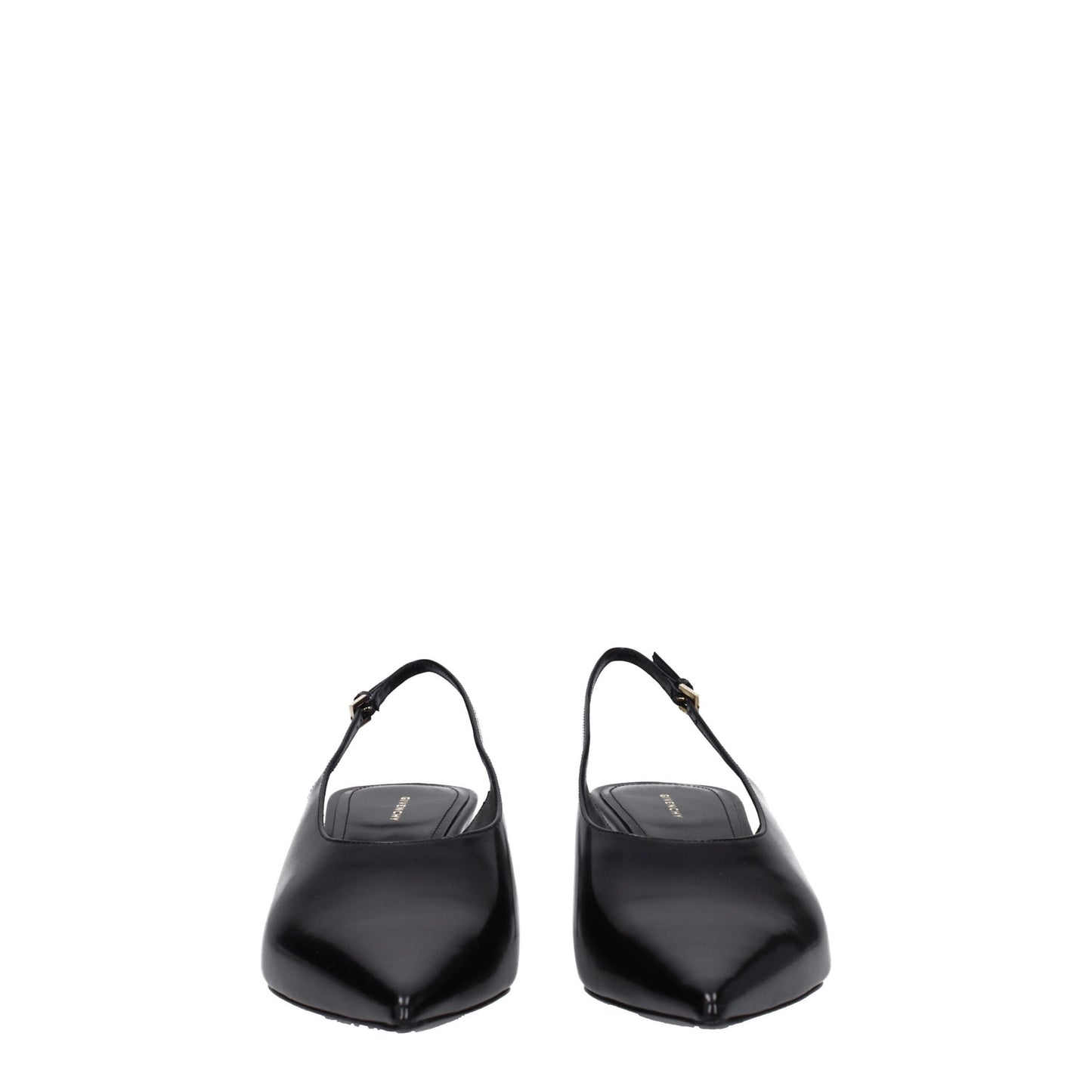 Givenchy Black Leather Mid Heel Pumps Givenchy