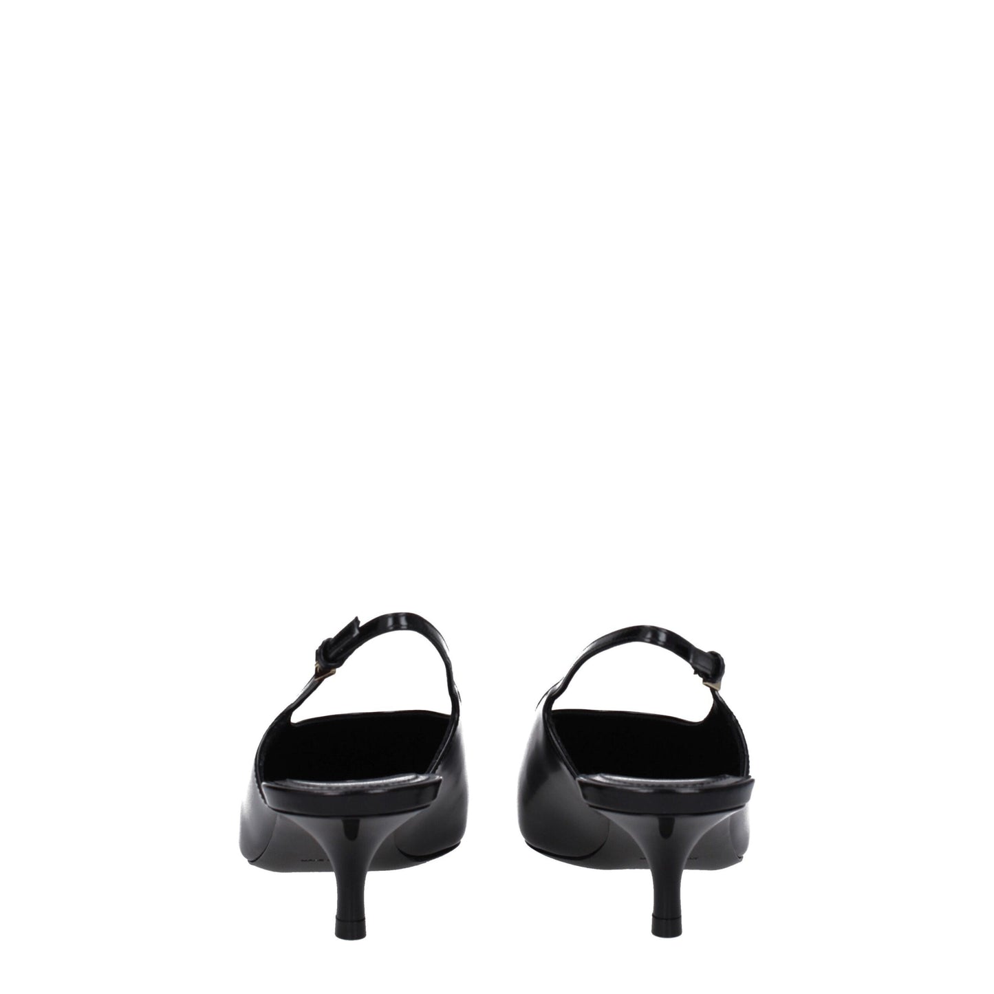 Givenchy Black Leather Mid Heel Pumps Givenchy
