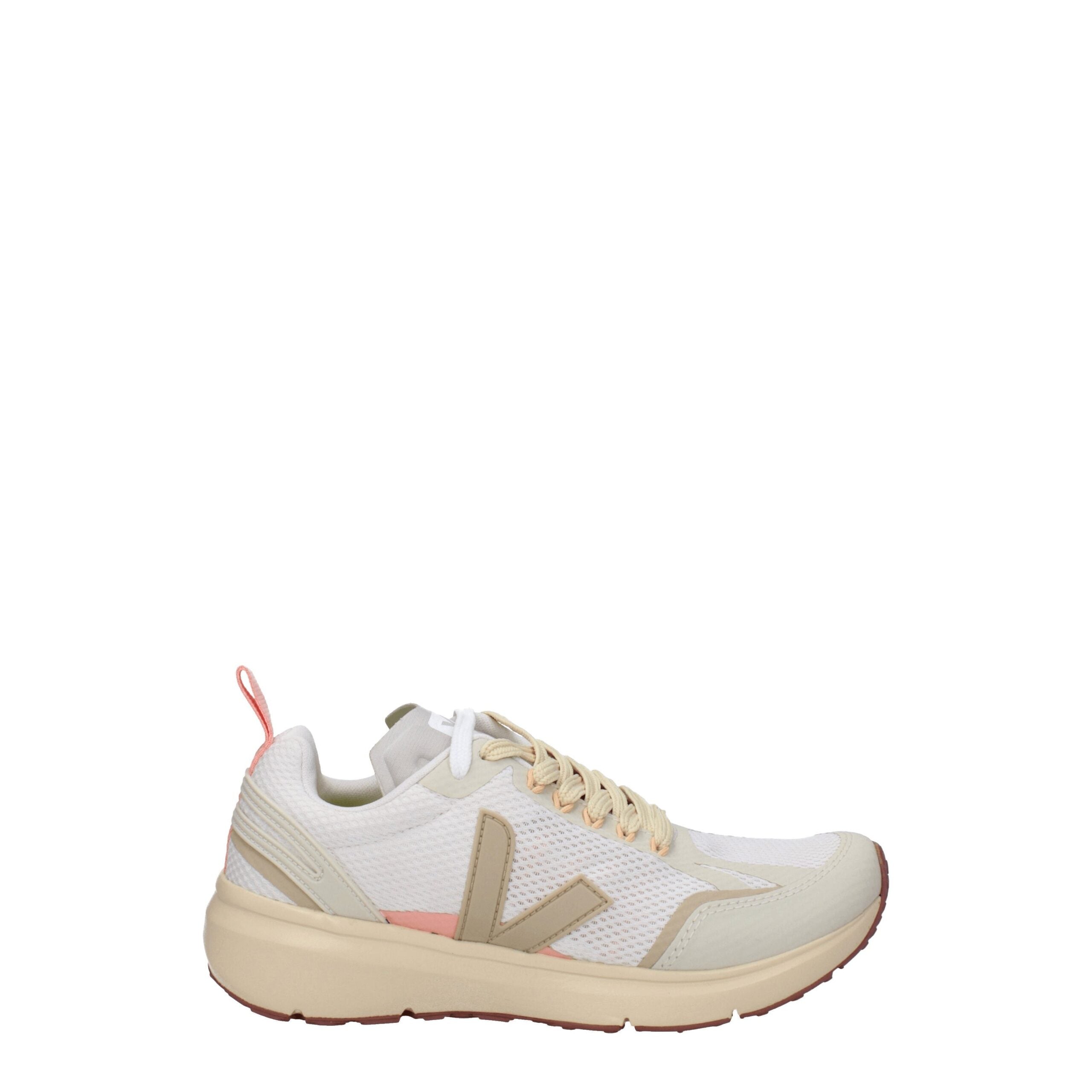 Veja Beige Fabric Athletic Sneakers Veja