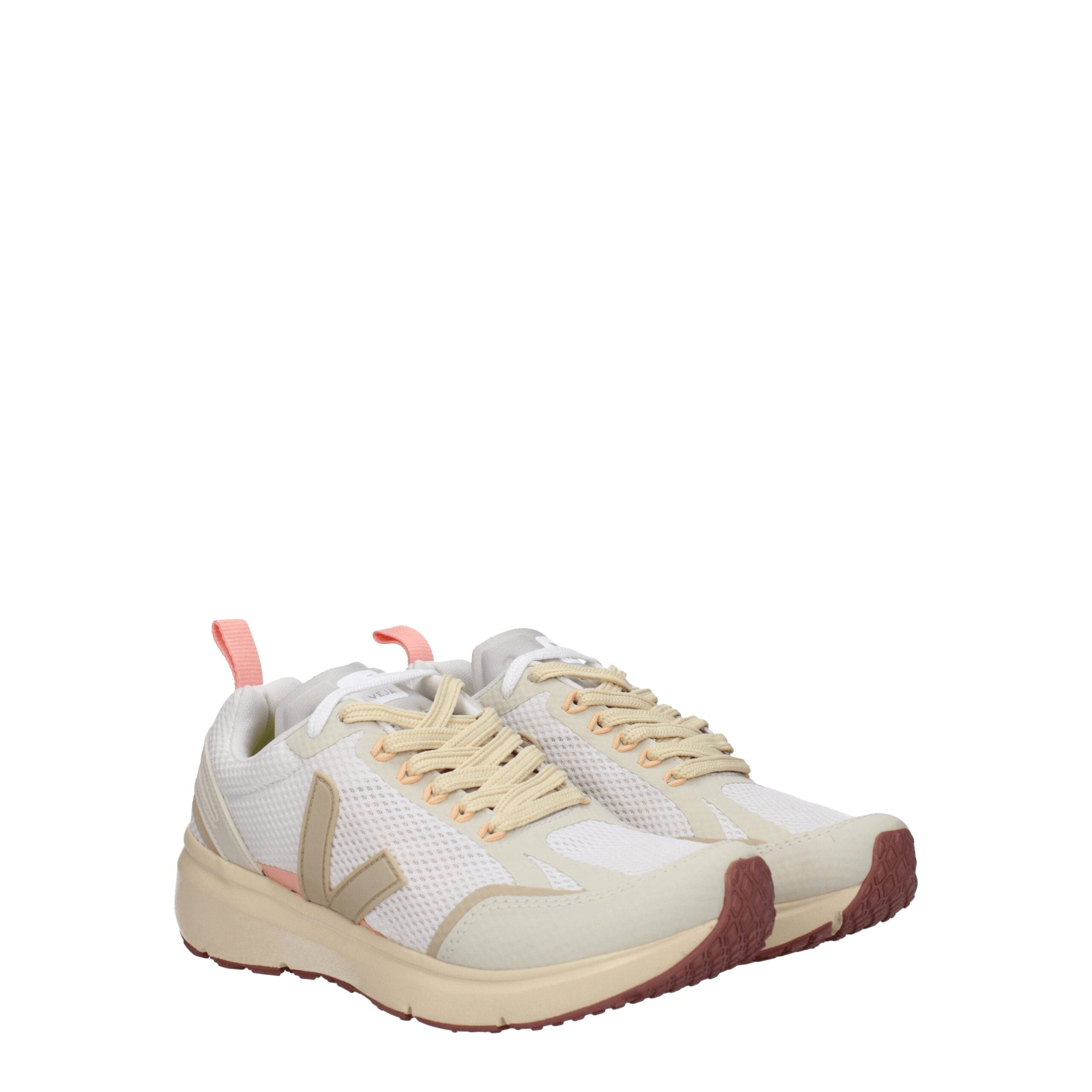 Veja Beige Fabric Athletic Sneakers Veja