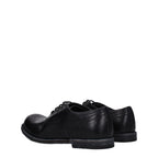 Black leather Dolce & Gabbana oxford shoes and derbies with sleek classic design and detailed stitching.