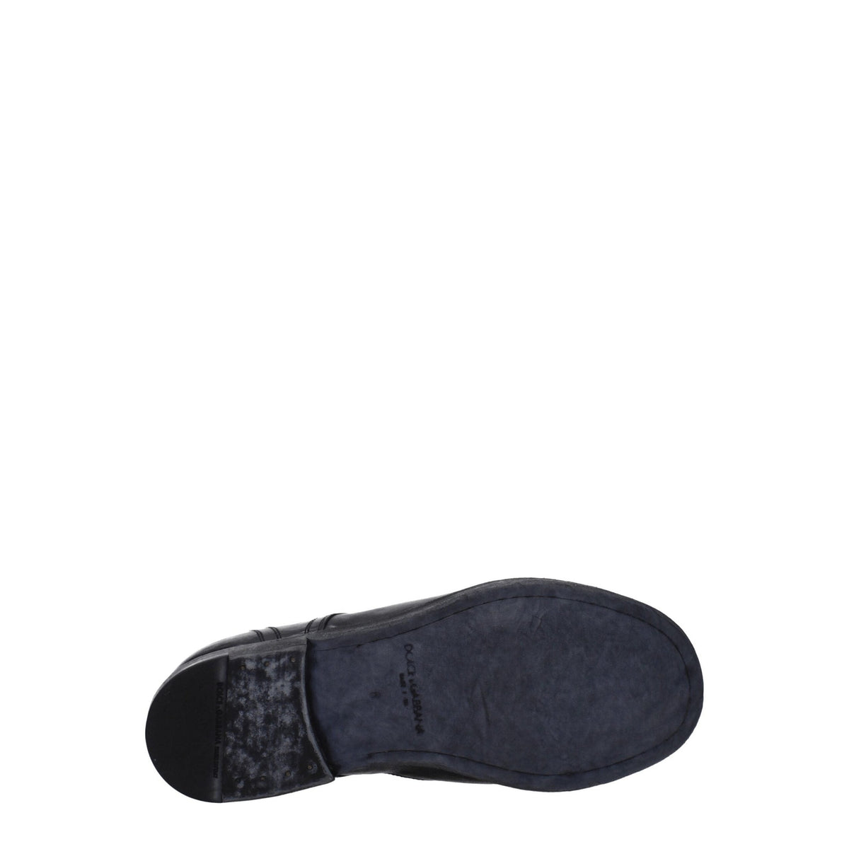 Black leather Dolce & Gabbana oxfords and derbies with sleek design and polished finish, perfect for formal occasions.