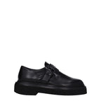 Max Mara Black Leather Oxfords And Derbies Max Mara