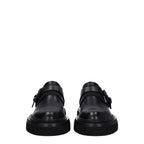 Max Mara Black Leather Oxfords And Derbies Max Mara