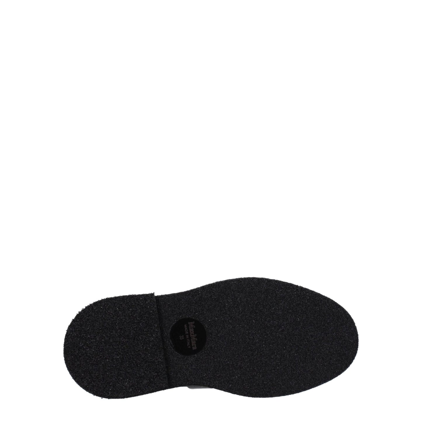 Max Mara Black Leather Oxfords And Derbies Max Mara