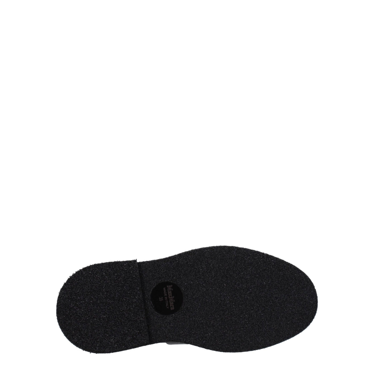 Max Mara Black Leather Oxfords And Derbies Max Mara