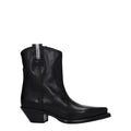 Premiata Black Leather Ankle Boots Premiata