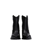 Premiata Black Leather Ankle Boots Premiata