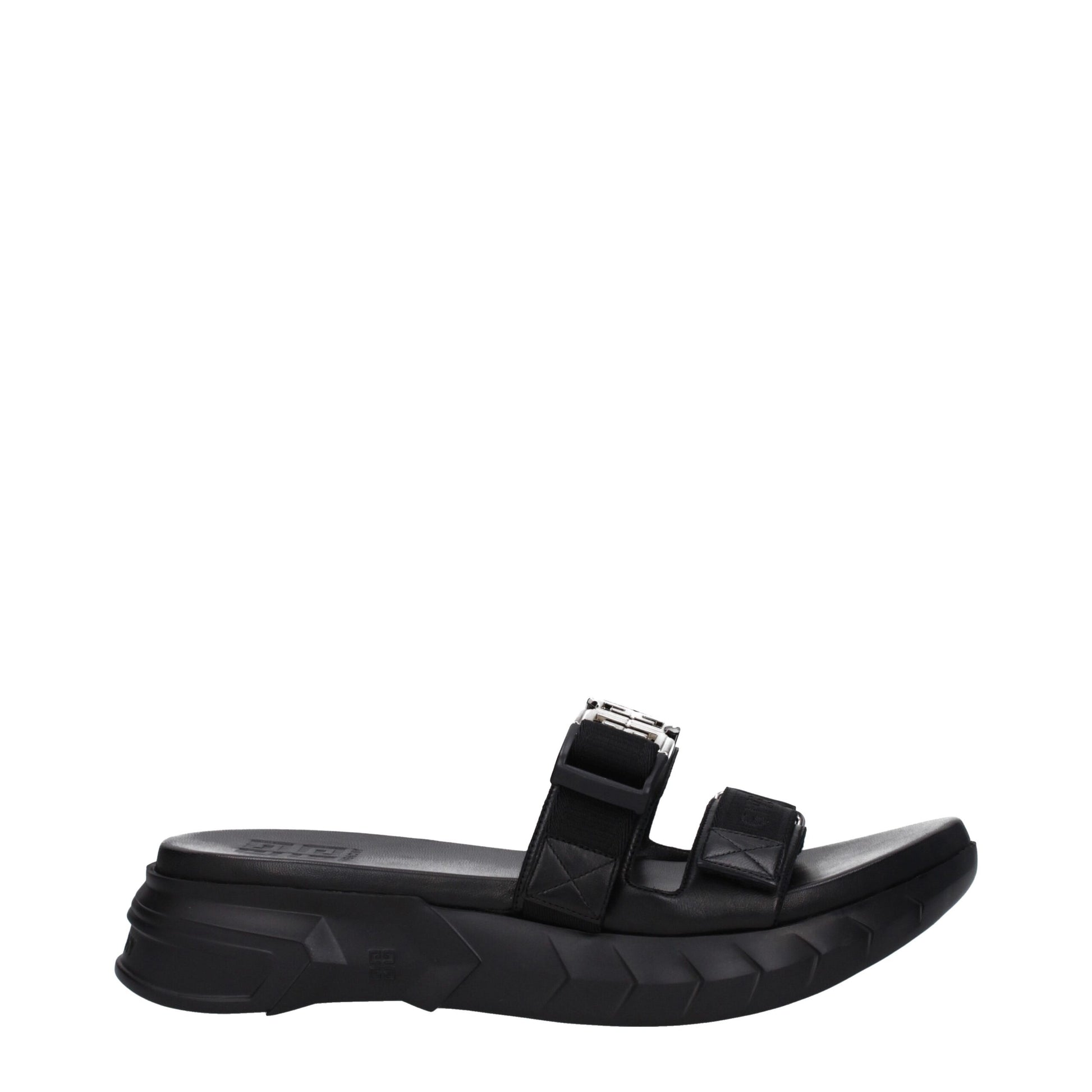 Givenchy Black Fabric Slippers Givenchy