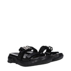 Givenchy Black Fabric Slippers Givenchy