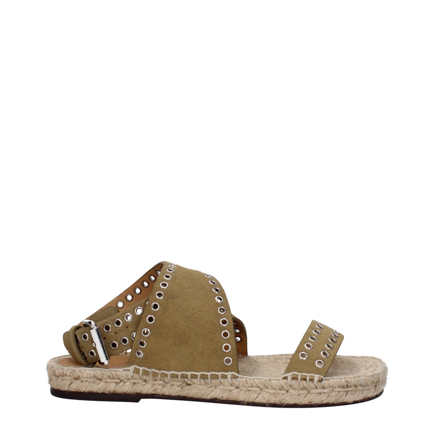 Isabel Marant Green Leather Flat Sandals Isabel Marant