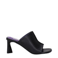 Stella McCartney Black Leather Stiletto Heel Sandals Stella McCartney