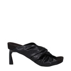 Stella McCartney Black Leather Stiletto Heel Sandals Stella McCartney