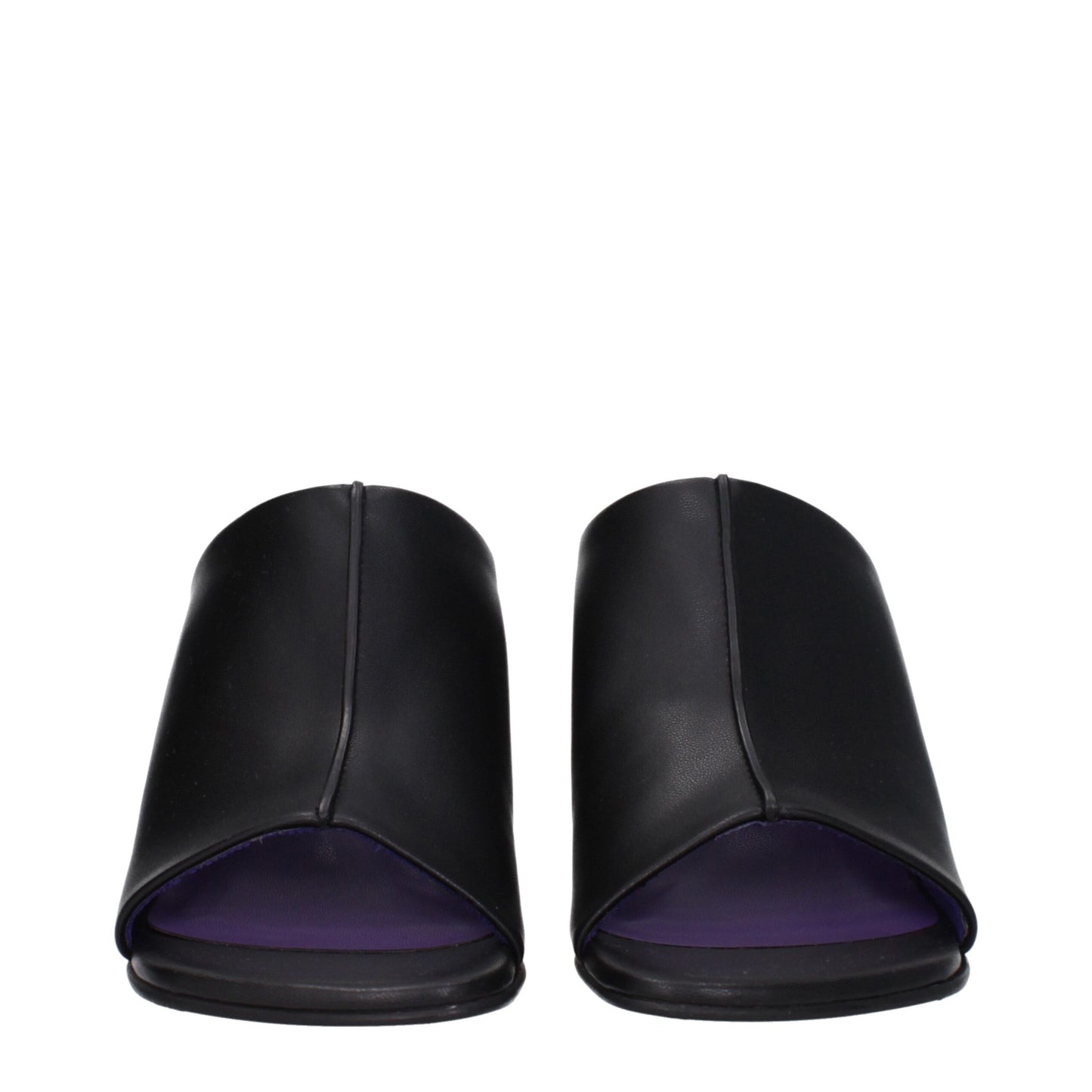 Stella McCartney Black Leather Stiletto Heel Sandals Stella McCartney