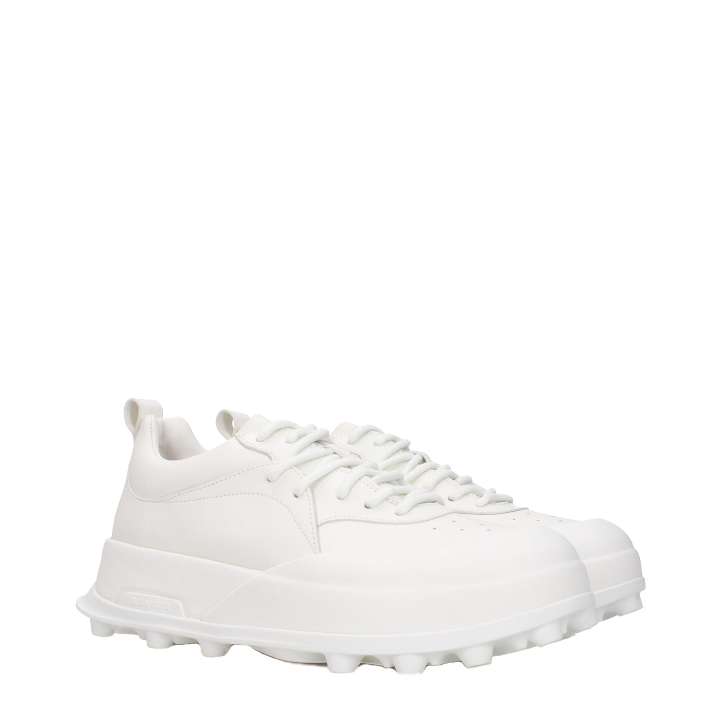 Jil Sander White Leather Sneakers Jil Sander