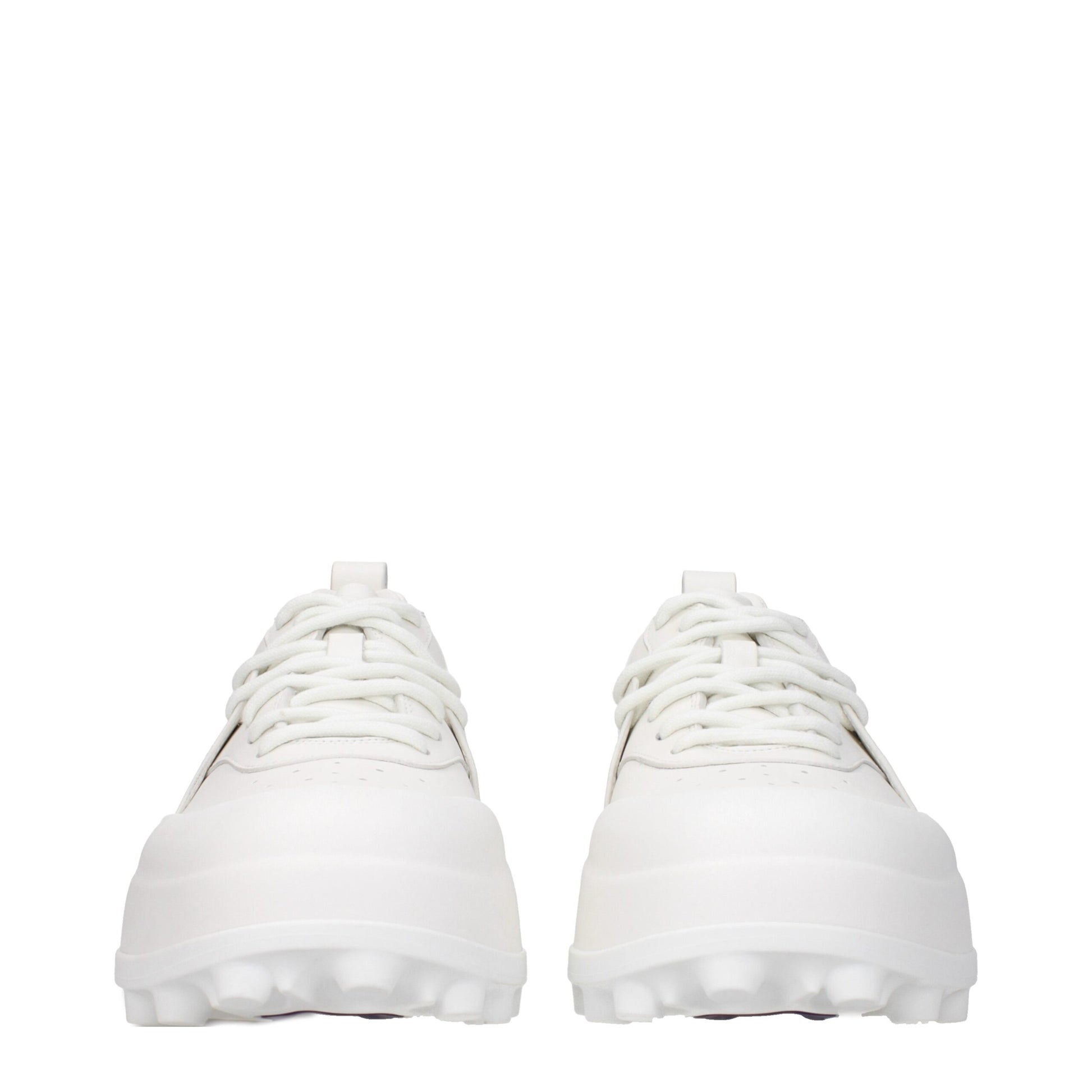 Jil Sander White Leather Sneakers Jil Sander