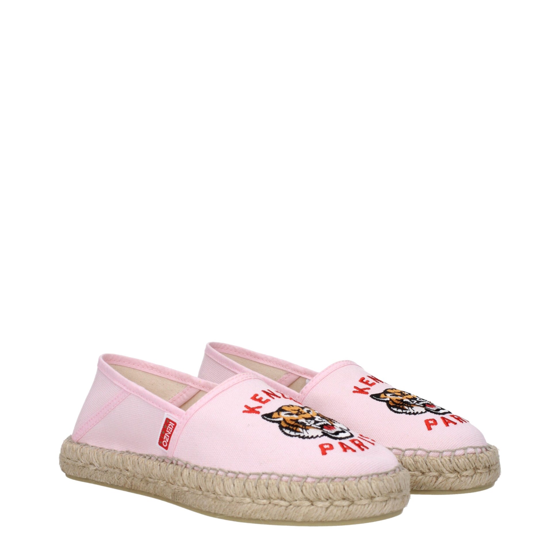 Kenzo Pink Fabric Espadrilles Kenzo