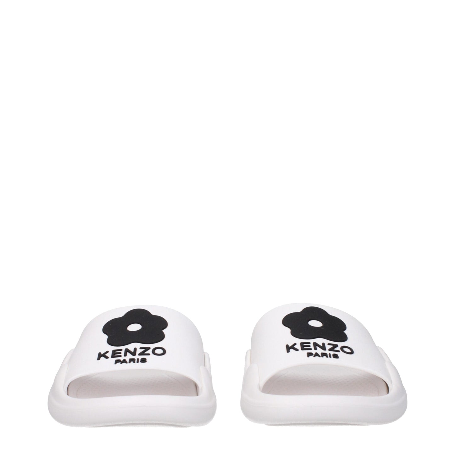 Kenzo White Cotton Slippers Kenzo