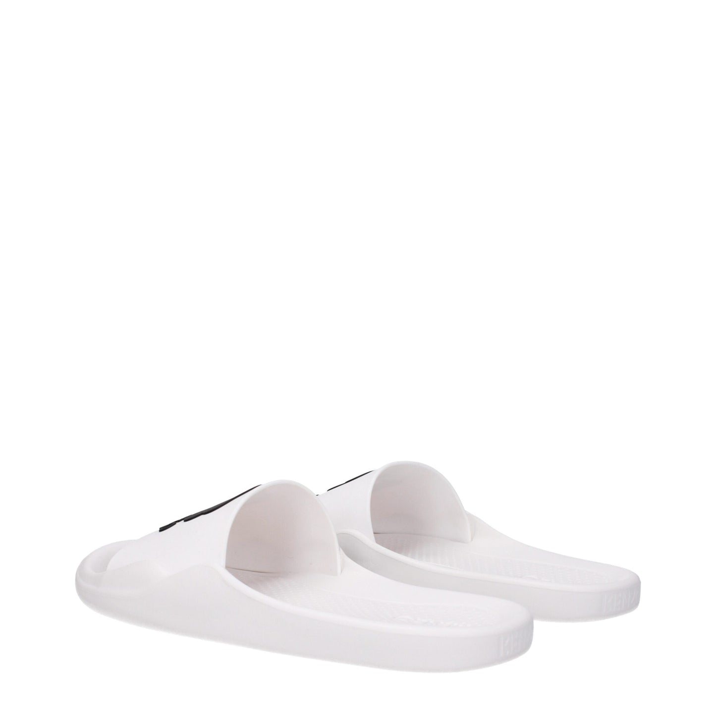 Kenzo White Cotton Slippers Kenzo