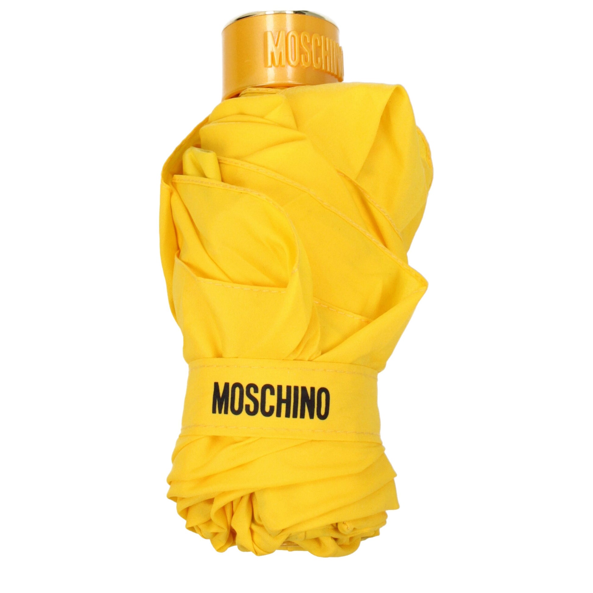 Moschino Yellow Polyester Umbrella Moschino