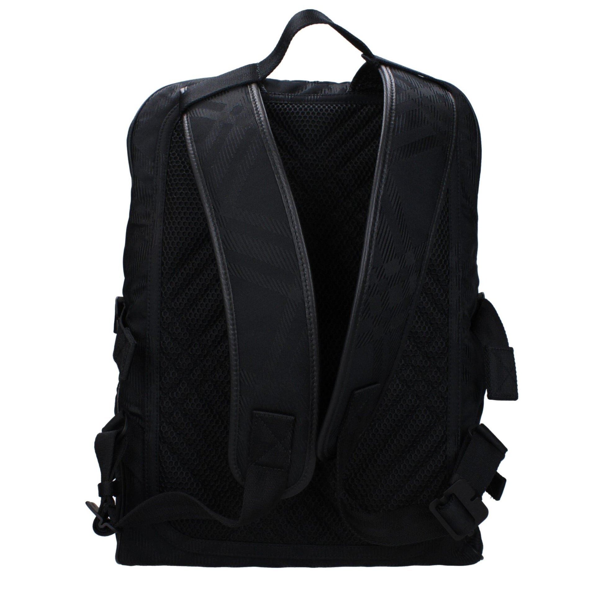 Burberry Black Fabric Backpack Burberry