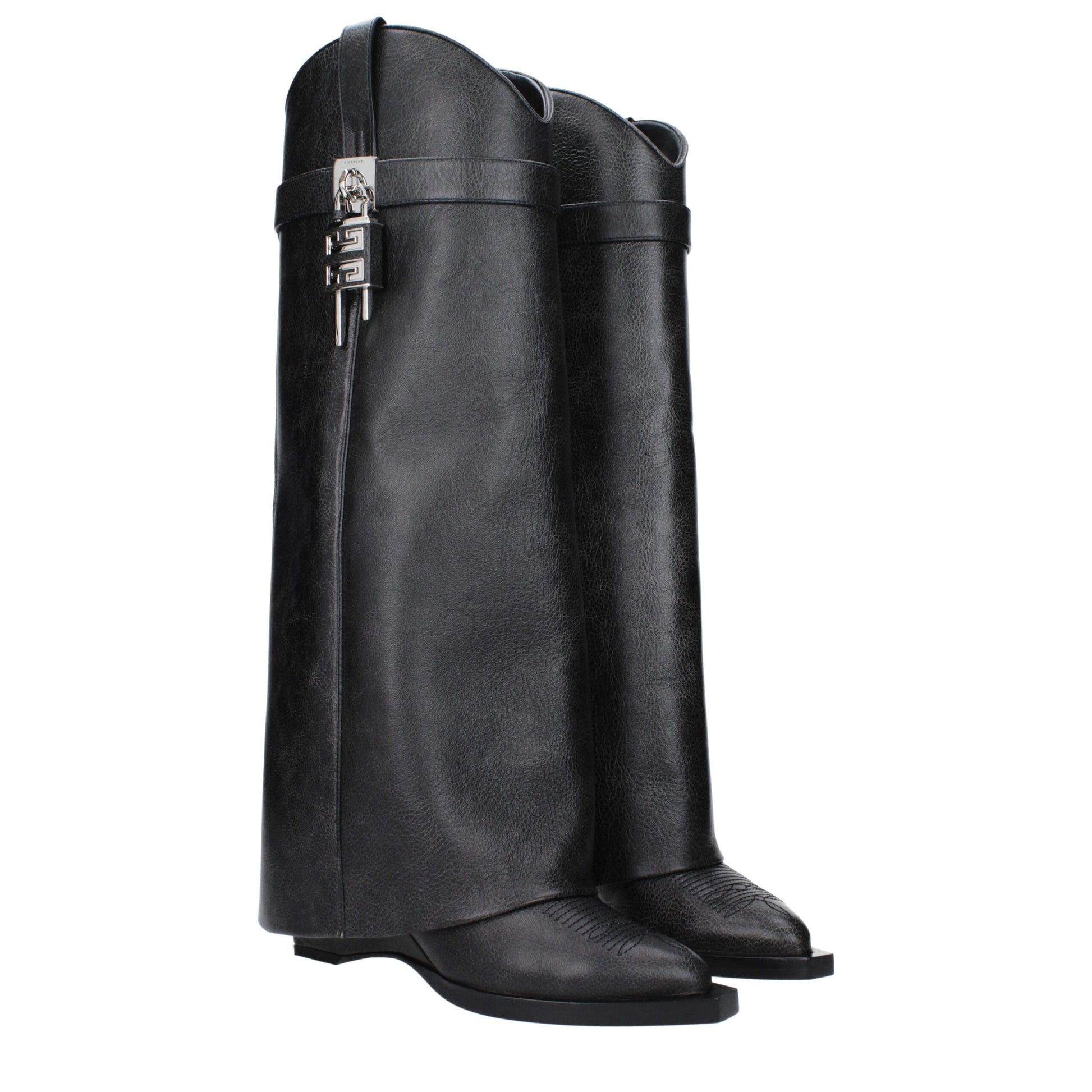 Givenchy Black Leather Boots Givenchy