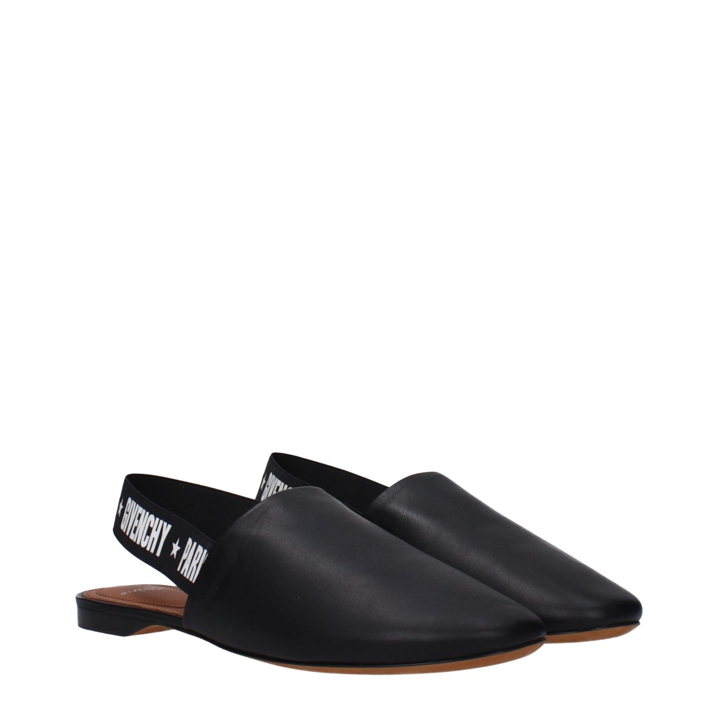 Givenchy Black Leather Slides Givenchy