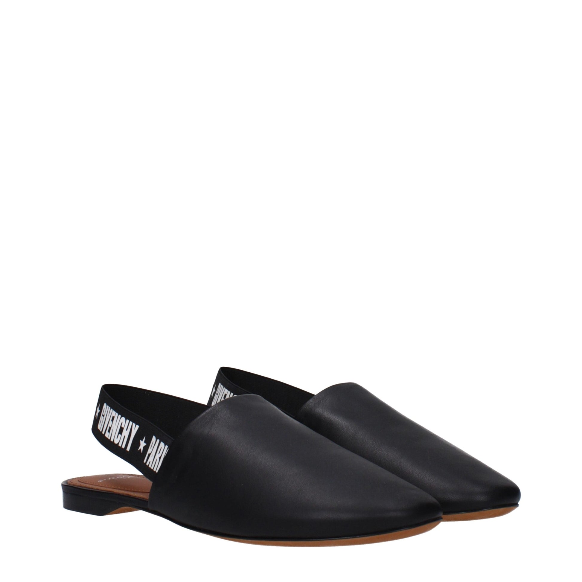 Givenchy Black Leather Slides Givenchy