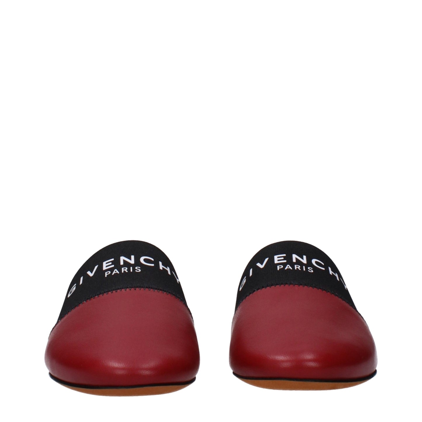 Givenchy Red Leather Slippers Givenchy