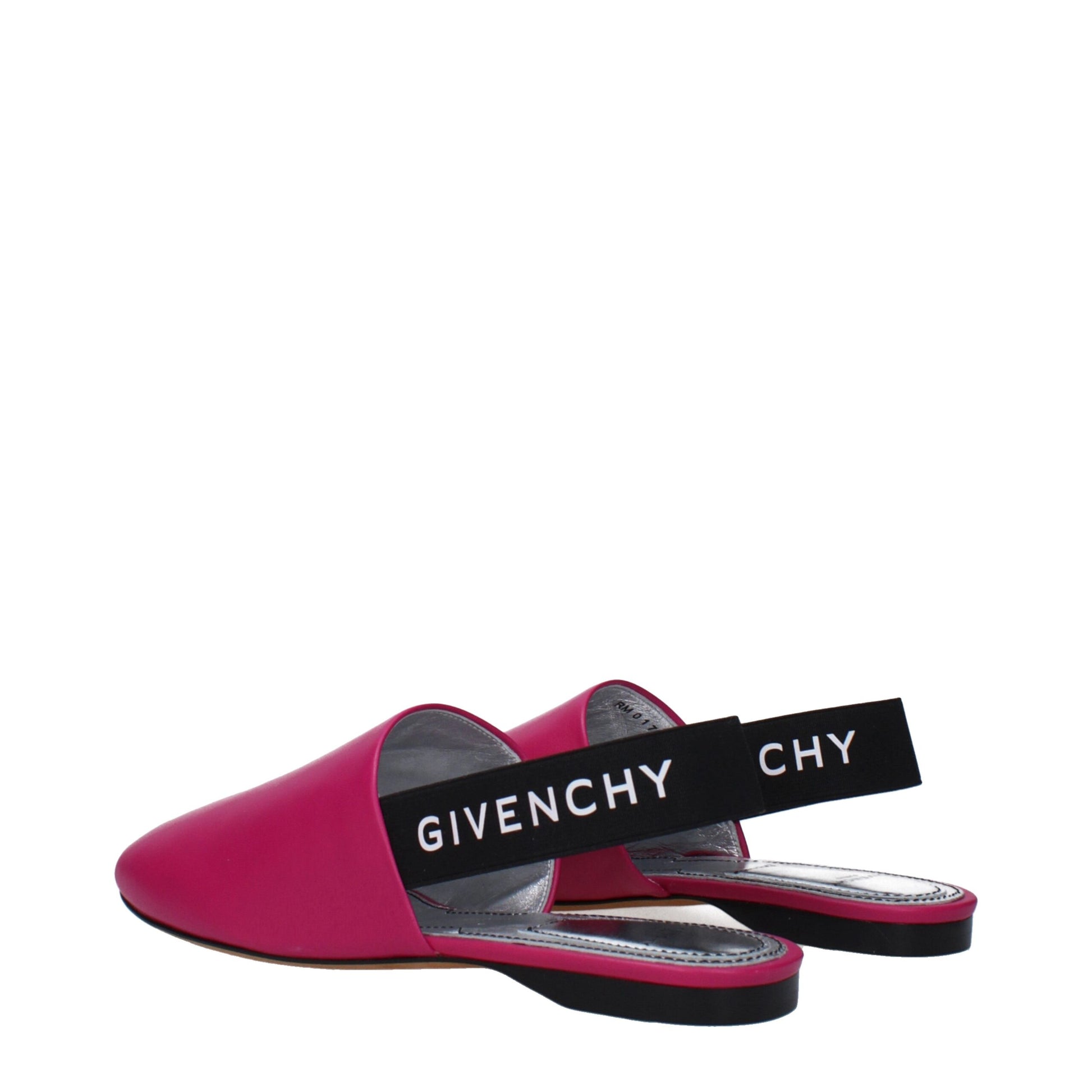 Givenchy Pink Leather Flat Sandals Givenchy