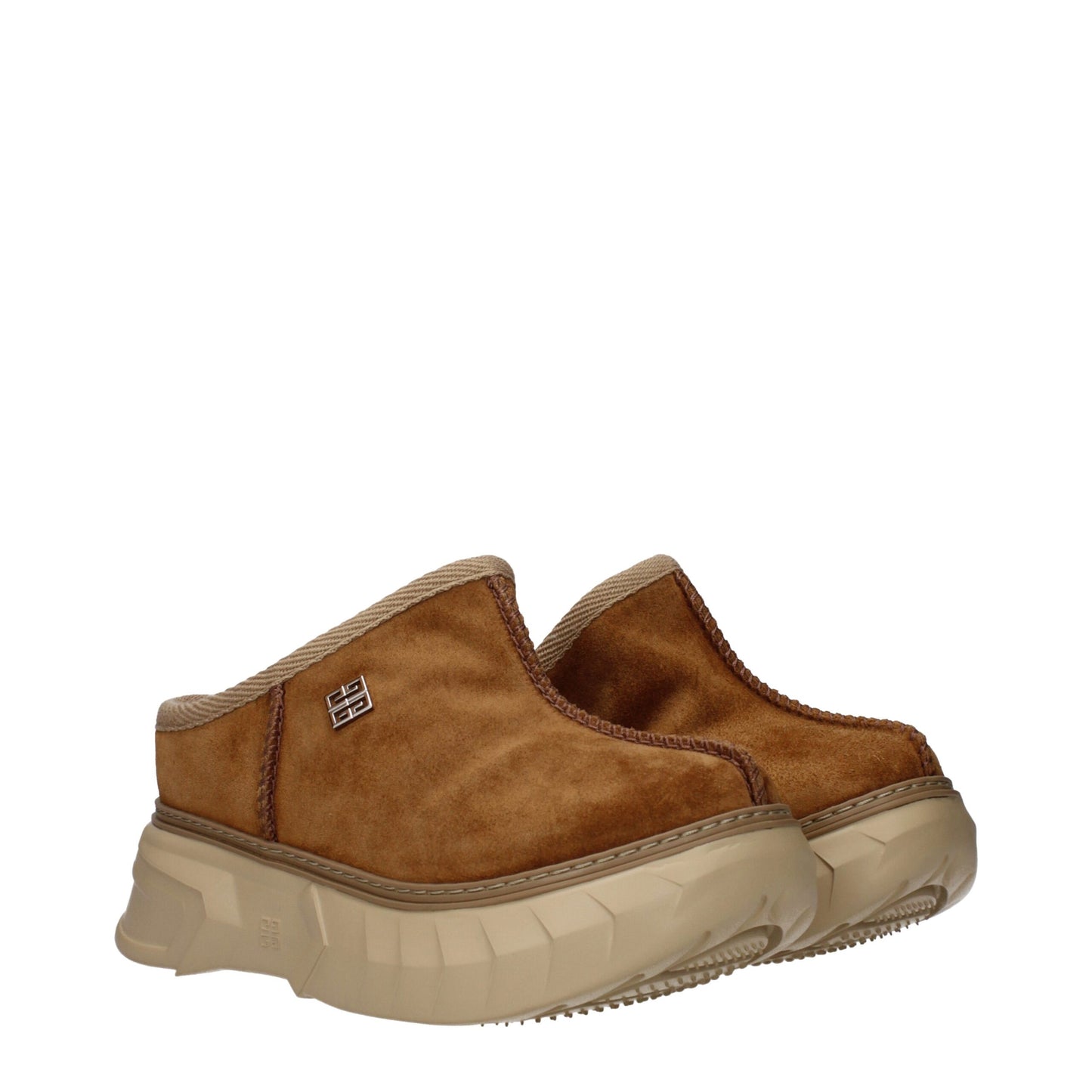 Givenchy Brown Leather Slippers Givenchy