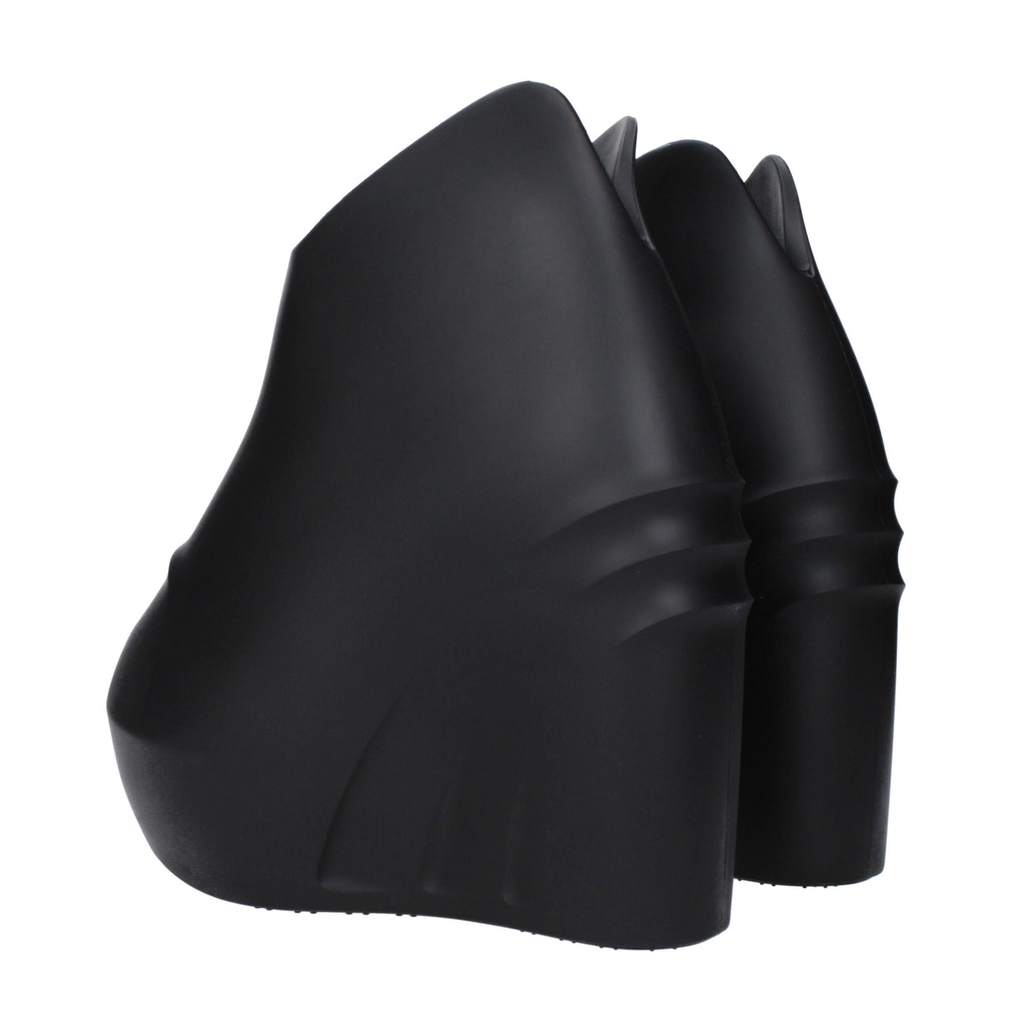 Givenchy Black Cotton Wedge Sandals Givenchy