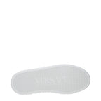 Versace White Leather Low Top Sneakers Versace